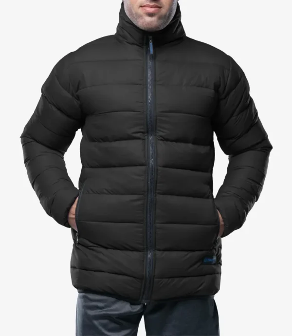 Vicente Mens Premium Black Puffer Jacket