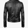 Women's Black Asymmetrical Biker Style Leather Jacket