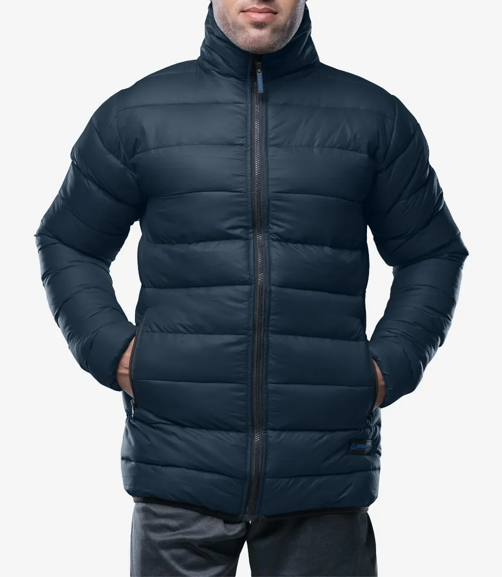 Vicente Men's Premium Navy Blue Puffer Jacket Vicente Men's Premium Navy Blue Puffer Jacket