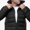 Vicente Mens Premium Black Puffer Jacket