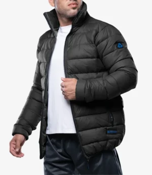 Vicente Mens Premium Black Puffer Jacket
