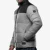 Henry Grey and Black Lightweight Puffer Jacket for Men - Winter Down Jacket