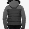 Walter Men’s Duck Down Dark Gray Puffer Jacket with Hood