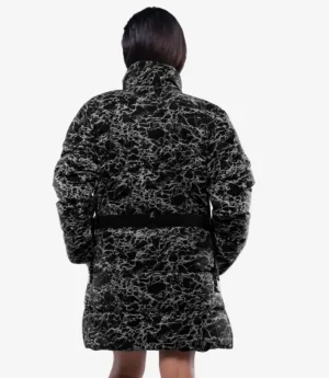 Dalia Women’s Duck Down Black Puffer Coat - 700 fill insulation