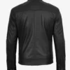 Men's Bickford Black Leather Jacket – Biker Style