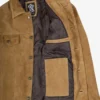 Men's Real Tan Suede Trucker Jacket
