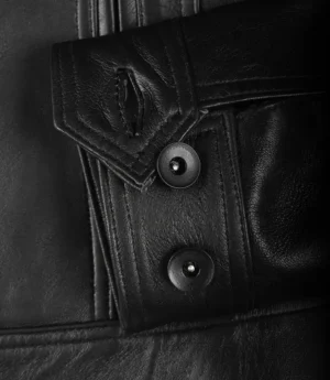 Womens Black Leather Moto Jacket - Classic Biker Style