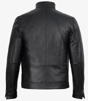 GRANDEUR EDITION: Men's Premium Black Biker Style Leather Jacket