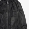 MINIMALIST: Men's Tony Black Leather Harrington Jacket