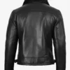 Men's B3 Bomber Black Shearling Leather Jacket