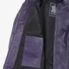 Rachel Womens Purple Biker Style Leather Jacket