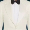 Men's Ivory White Peak Lapel Two Button Dinner Jacket