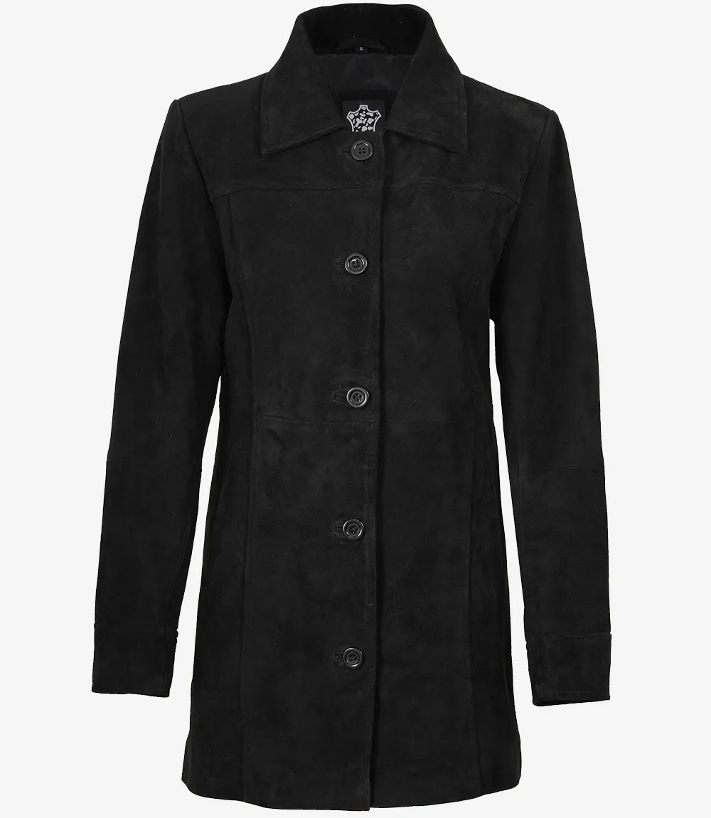 Womens Real Lambskin Leather Red Car Coat Womens Real Lambskin Leather Red Car Coat