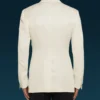 Men's Ivory White Peak Lapel Two Button Dinner Jacket