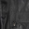 Bristol Mens Black Lambskin Leather Car Coat
