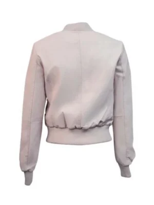 Light Pink Top Gun Vegan Jacket