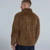 Brown Teddy Mens Fleece Jacket