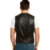 Auden Black Leather Vest