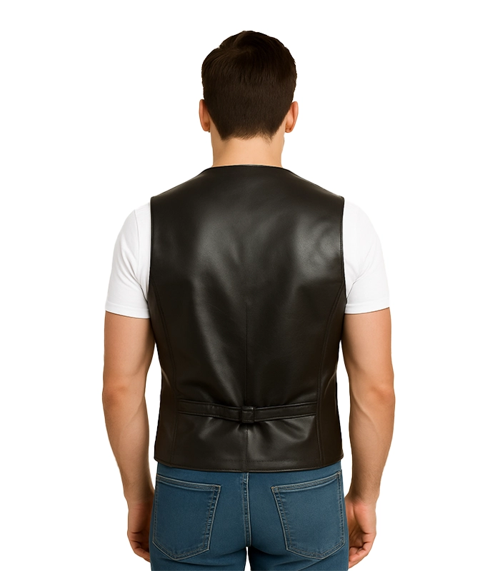 Auden Black Leather Vest Auden Black Leather Vest