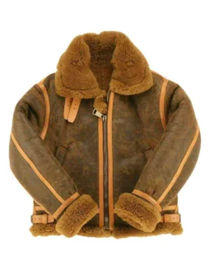 B3 Bomber Aviator Shearling Jacket