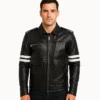 Black Leather Jacket Dragonhide