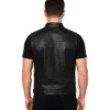 Atlas Moto Black Leather Vest