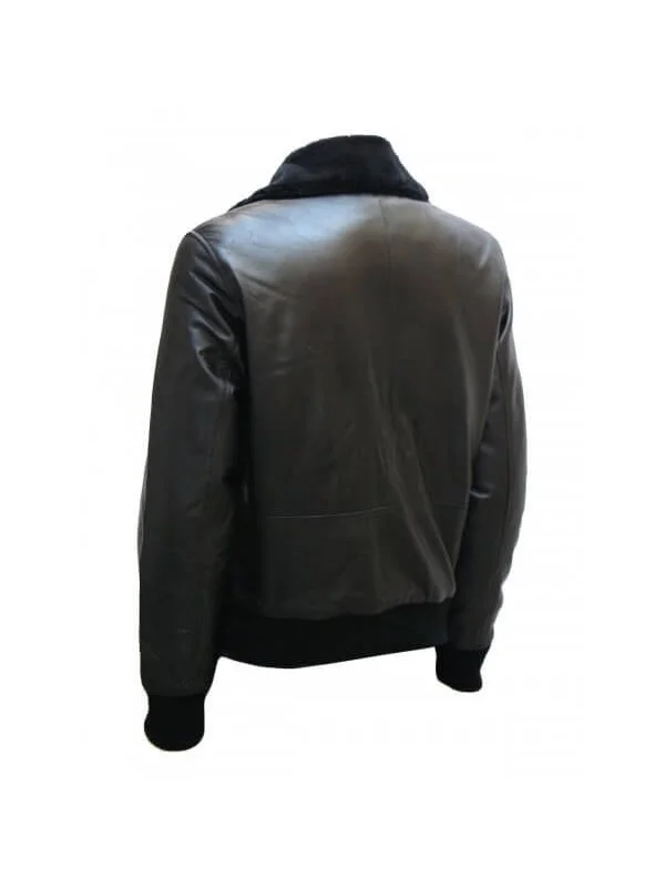 Black Brad Pitt Leather Jacket For Men Black Brad Pitt Leather Jacket For Men