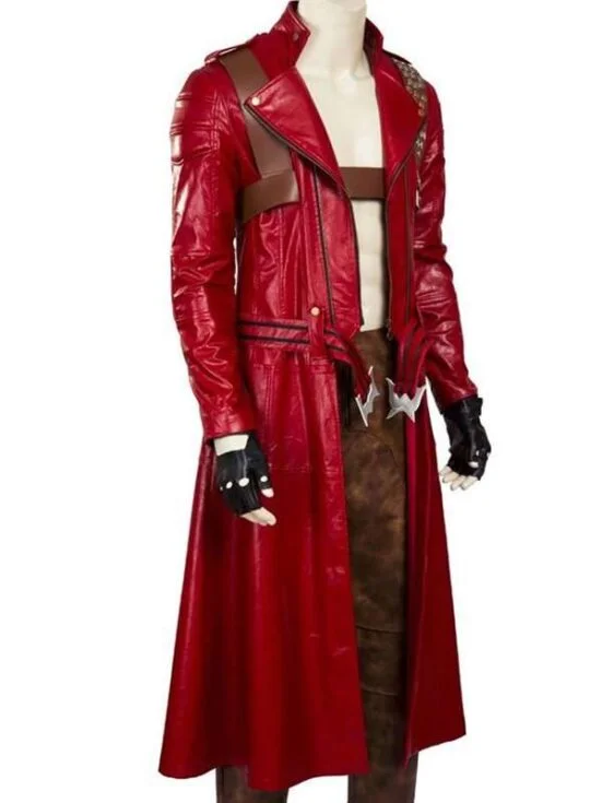 Dante Devil May Cry 3 Red Trench Coat Dante Devil May Cry 3 Red Trench Coat