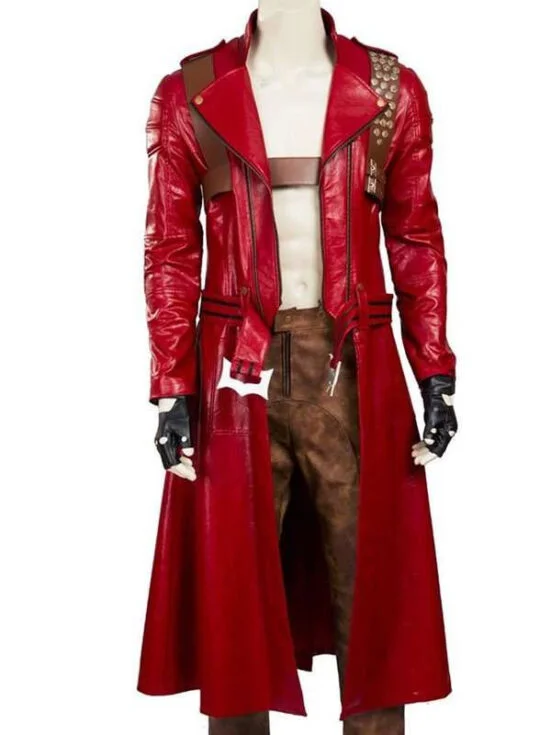 Dante Devil May Cry 3 Red Trench Coat Dante Devil May Cry 3 Red Trench Coat