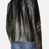 Mens Diesel Distressed Leather Jacket
