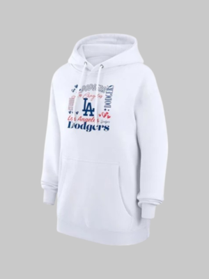 Dodgers G-III 4Her by Carl Banks Collage Team Hoodie