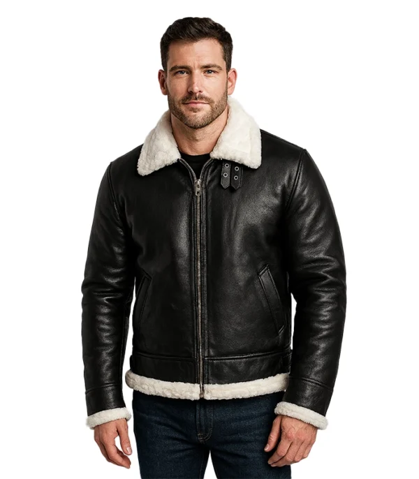 Francis B-3 Leather Bomber Jacket