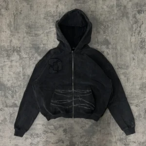 Ditch Barbed Wire Zip-Up Hoodie