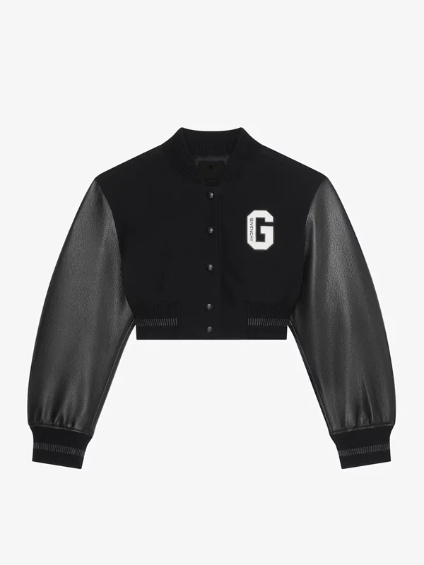 Givenchy Cropped Varsity Jacket Givenchy Cropped Varsity Jacket
