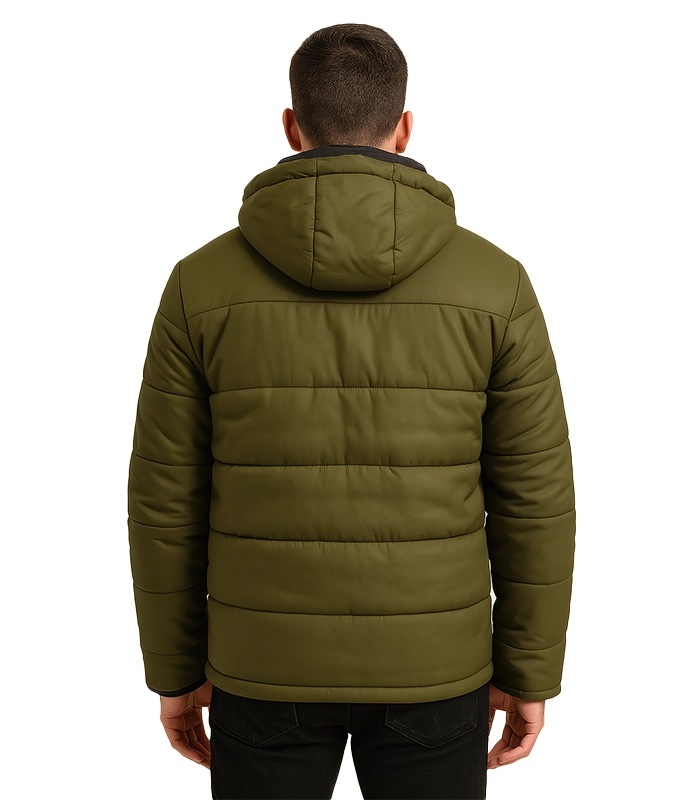 Erico – Green Hooded Puffer Jacket Erico – Green Hooded Puffer Jacket