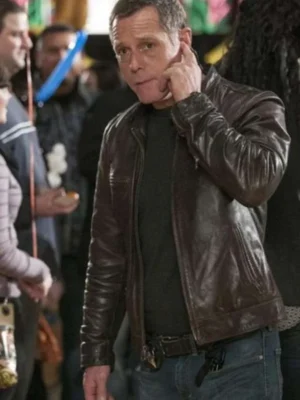 Chicago PD Hank Voight Brown Leather Jacket