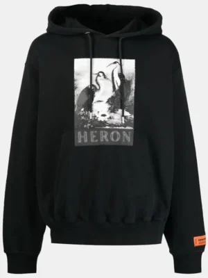 Heron Preston Black Hoodie