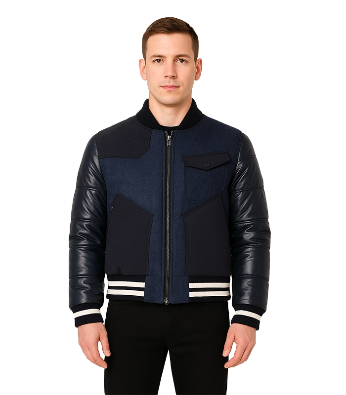 Ink Blue Letterman Jacket Ink Blue Letterman Jacket