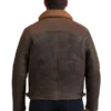 Brown Jackson Shearling Leather Jacket