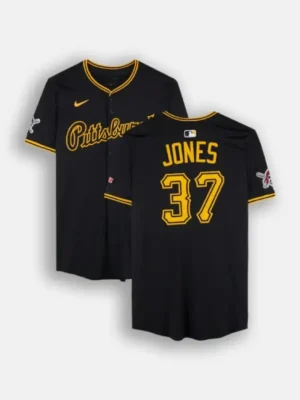 Jared Jones Pittsburgh Pirates Nike Script Jersey