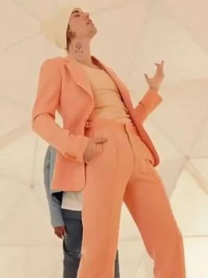 Justin Bieber Peaches Suit