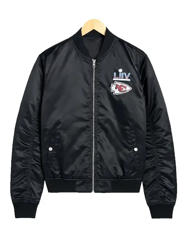 Kansas City Chiefs Black Bomber Jacket Kansas City Chiefs Black Bomber Jacket