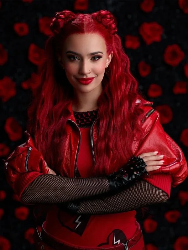 Kylie Cantrall Descendants The Rise Of Red 2024 Studded Leather Jacket Kylie Cantrall Descendants The Rise Of Red 2024 Studded Leather Jacket
