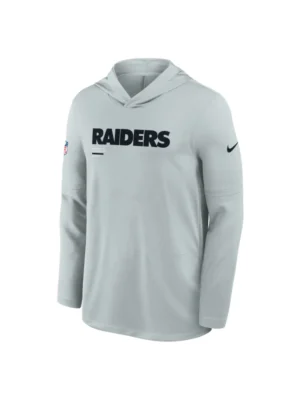 Las Vegas Raiders Sideline Performance Long Sleeve Hoodie T-Shirt