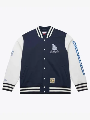 Los Angeles Dodgers Washed Fleece Full-Snap Varsity Jacket