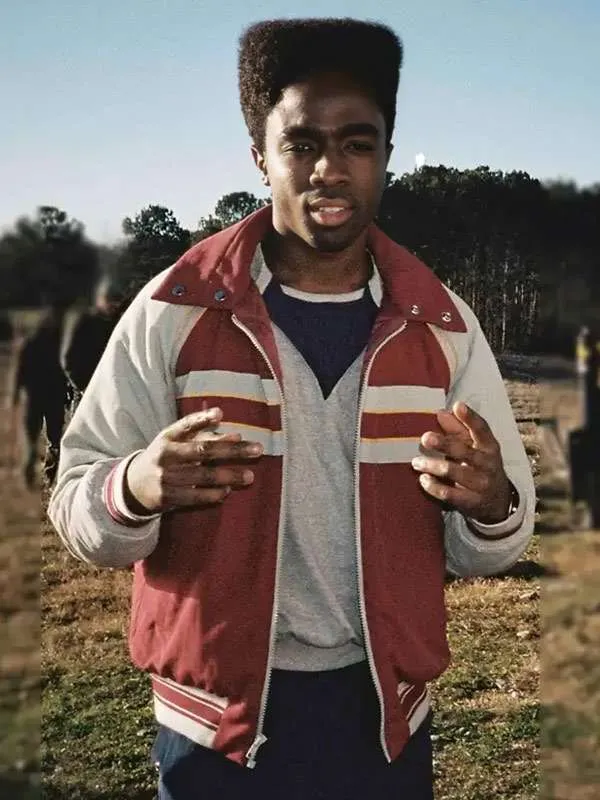 Lucas Sinclair Stranger Things S05 Bomber Jacket Lucas Sinclair Stranger Things S05 Bomber Jacket