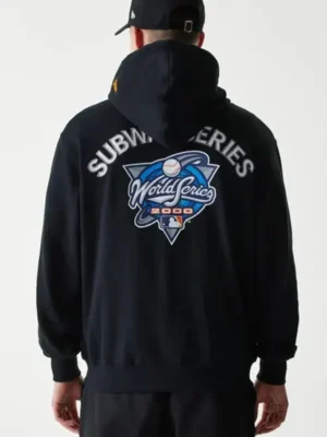 MLB Subway Series Black Zip Front Hoodie