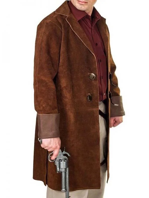 Malcolm Reynolds Firefly Brown Suede Coat Malcolm Reynolds Firefly Brown Suede Coat