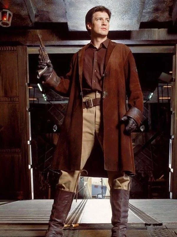 Malcolm Reynolds Firefly Brown Suede Coat Malcolm Reynolds Firefly Brown Suede Coat