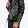 Men Black Jacket With Shearling